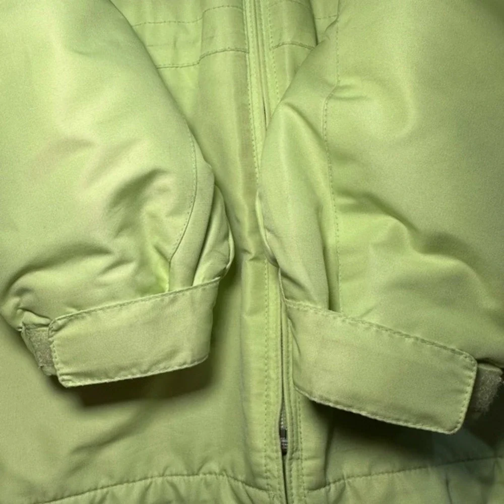 Vtg Pacific Trail Hooded Jacket XL Green Fleece Lined Windbreaker Gorpcore Y2K